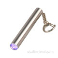 Mini bolso poderoso poderoso LED UV Chavelha lanterna Torch Torch Ring Dinheiro Dinheiro de água Invisível Detector de tinta